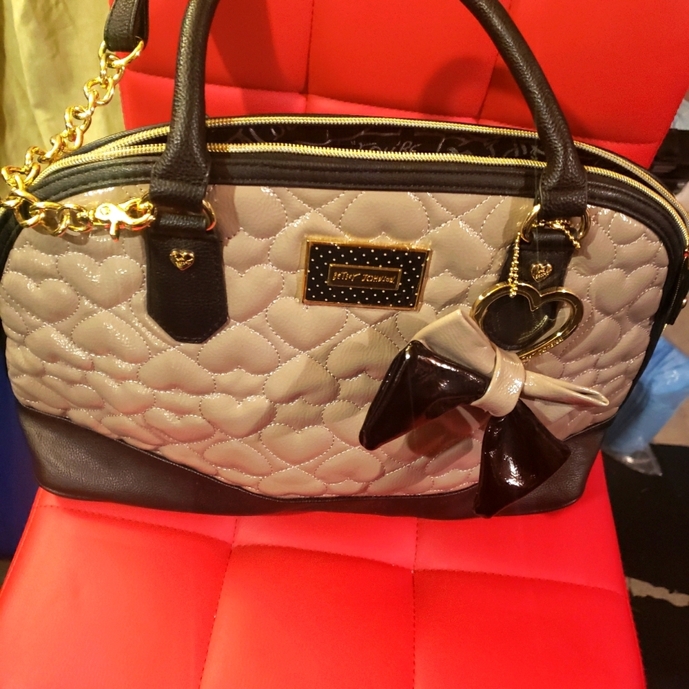 Neutral Betsy Johnson bag